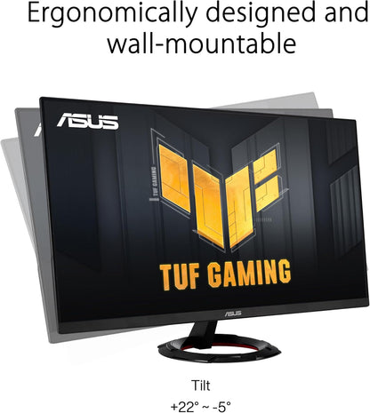 ASUS TUF Gaming 27” 1080P Monitor (VG279Q3R) - Full HD, 180Hz, Fast IPS, Extreme Low Motion Blur, 1Ms, Freesync, Variable Overdrive, Shadow Boost, Eye Care, 100% Srgb, 3 Yr Warranty