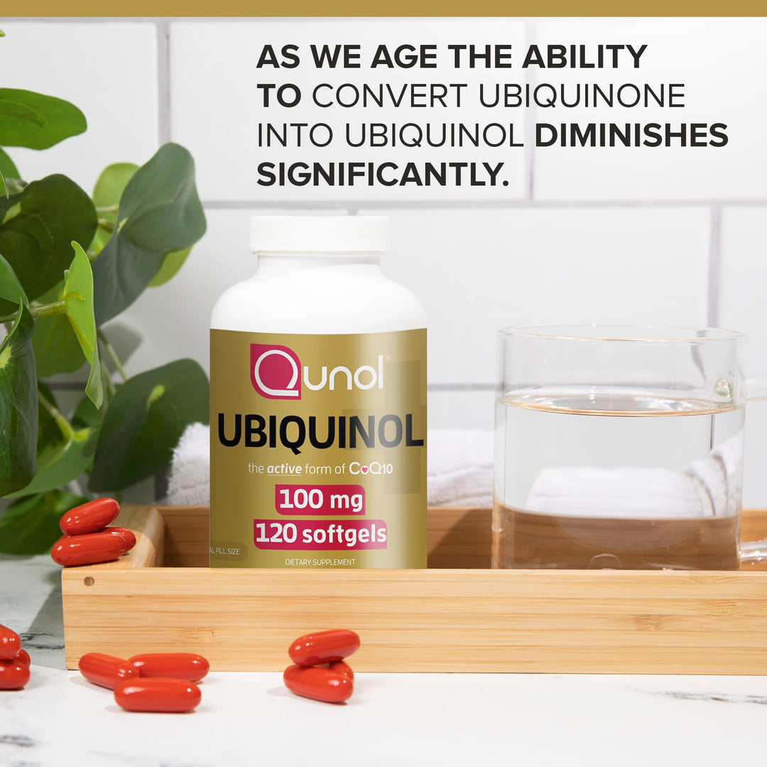 Qunol Ubiquinol 100 mg - 120 capsulas blandas