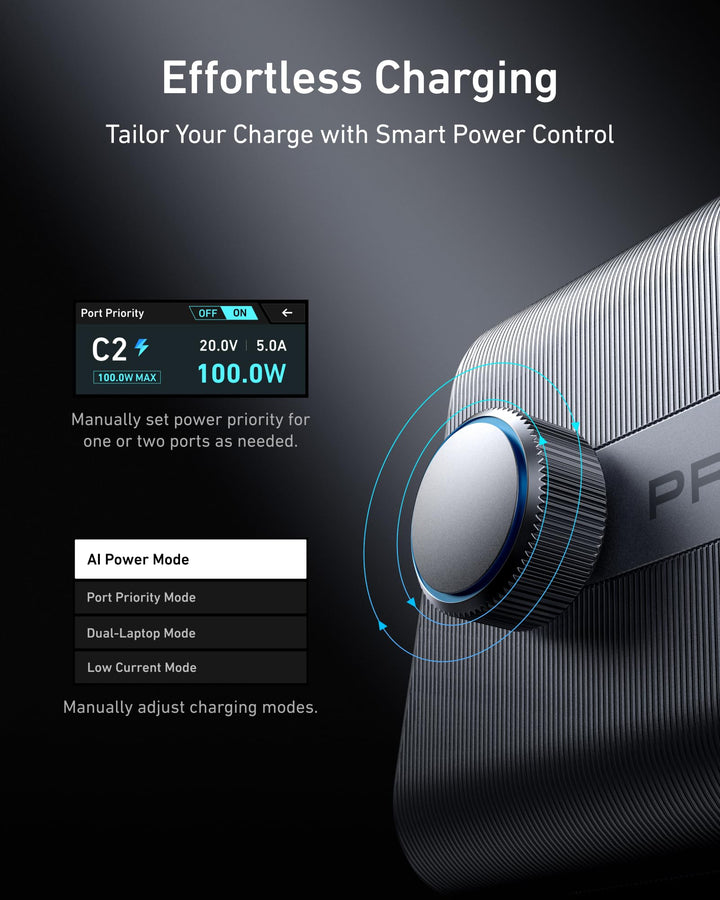 Anker Prime estacion de carga 250W GaN 6 en 1 con pantalla