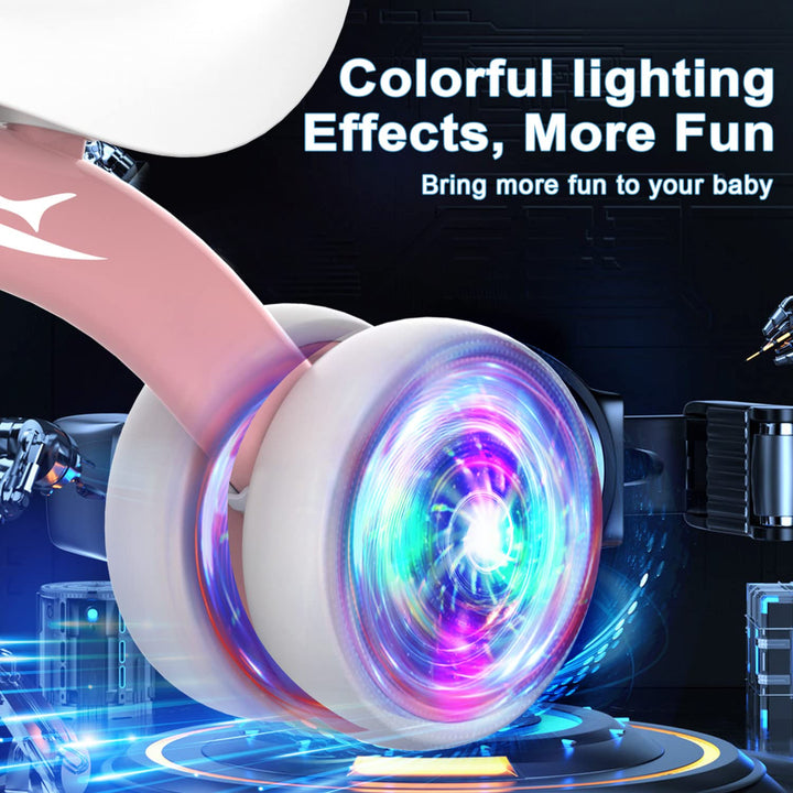 Bicicleta de equilibrio Gamefimy 4 ruedas con luces para bebe