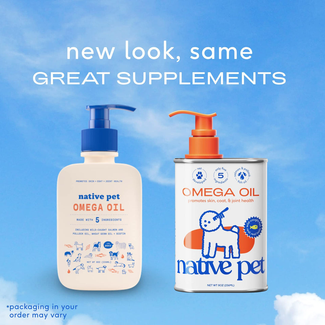 Native Pet Omega 3 8 oz Aceite de salmon piel y articulaciones