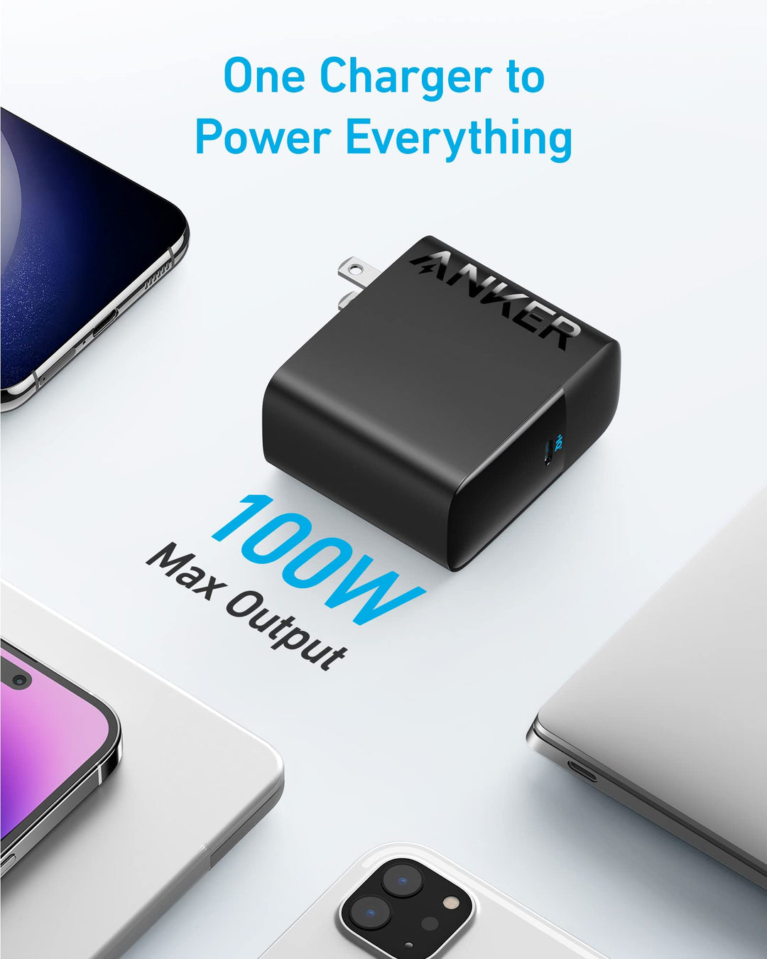 Anker cargador rapido 100W USB-C con cable 1.5m