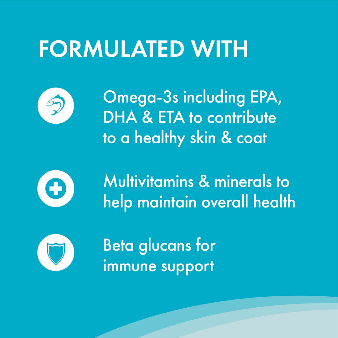 Nutramax Welactin Omega 3 con 60 Chews Piel, pelaje y defensas perros