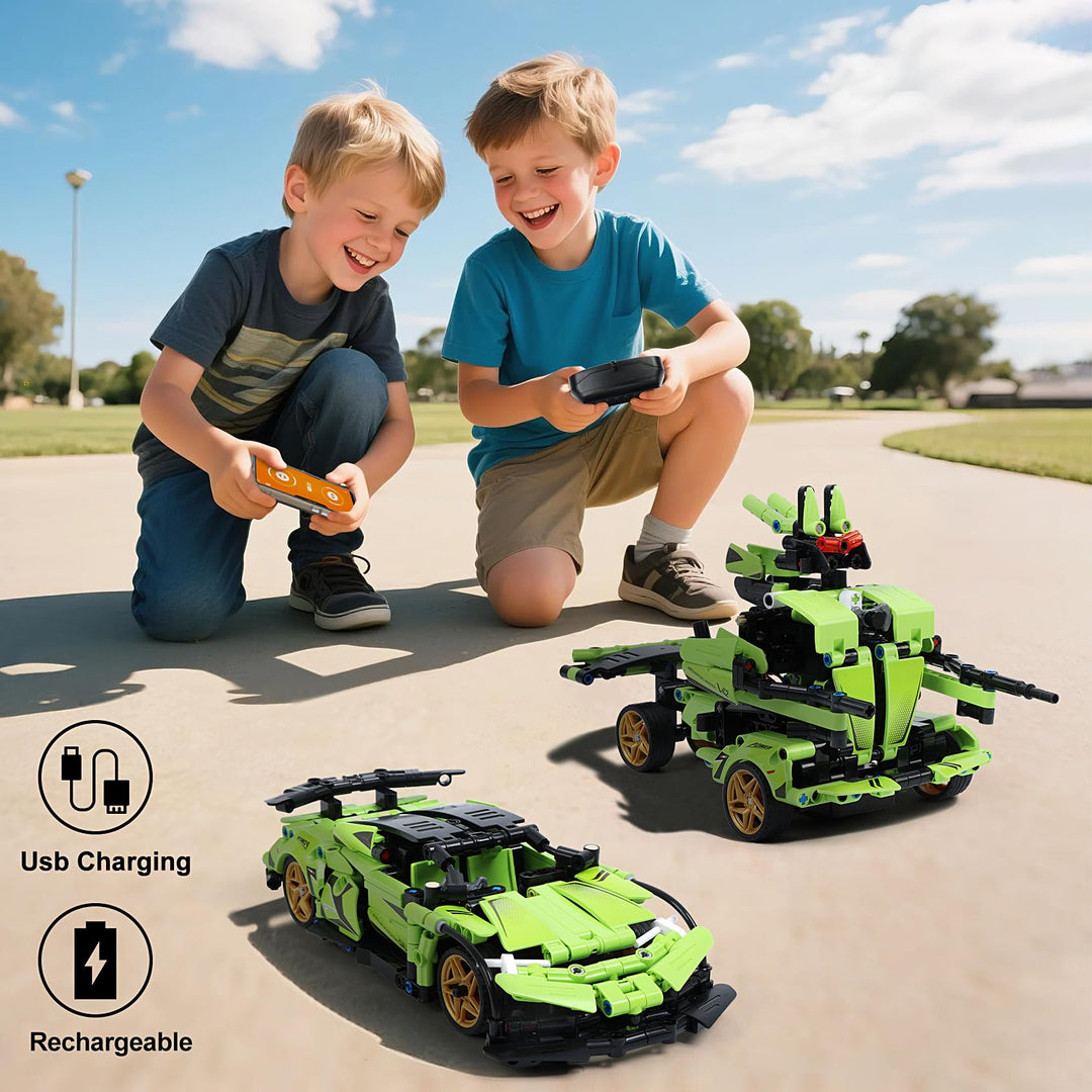 Carro Robot IQKidz 2 en 1 RC de Bloques STEM Educativo