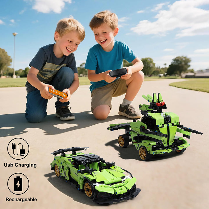 Carro Robot IQKidz 2 en 1 RC de Bloques STEM Educativo