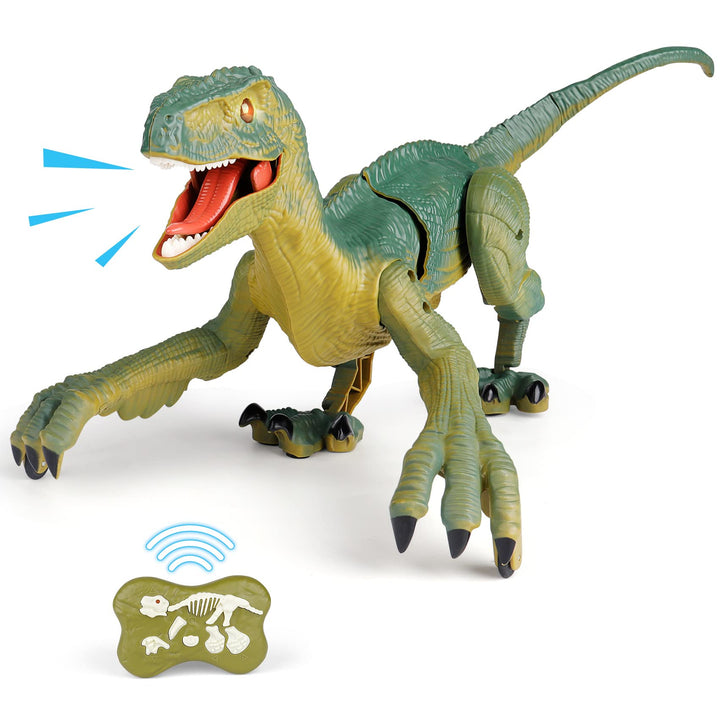Dinosaurio Robot VERTOY Velociraptor con Control y Sonido