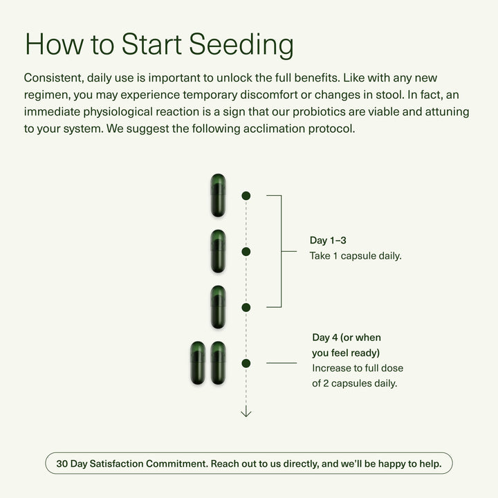 Seed DS-01 Daily Synbiotic – Probiótico + Prebiótico 60 cápsulas