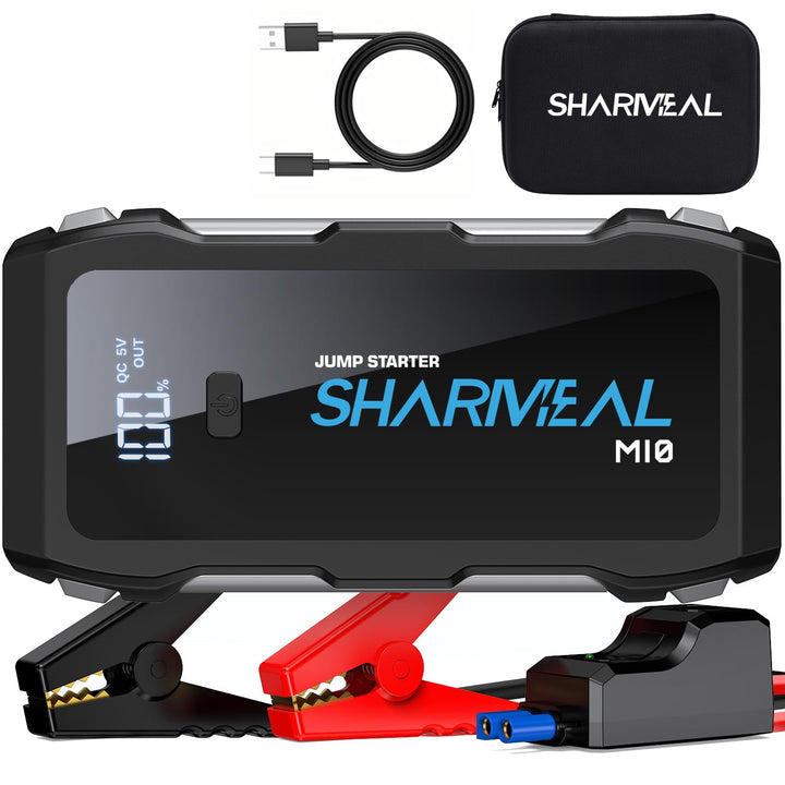 Arrancador de Bateria Sharmeal M10 5000A Portatil 12V