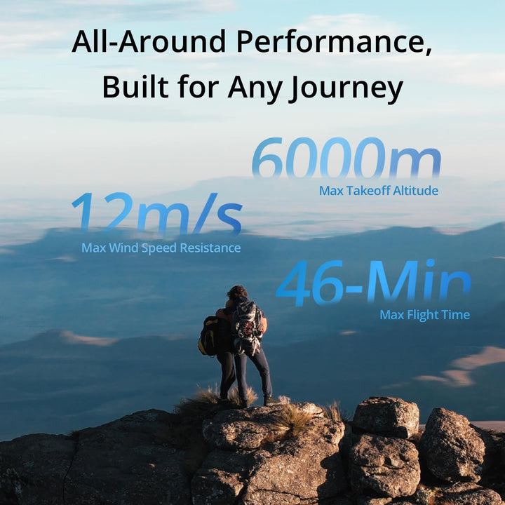 DJI Air 3 (RC-N2) – Dron Cámara Dual 4K/60fps 48 MP