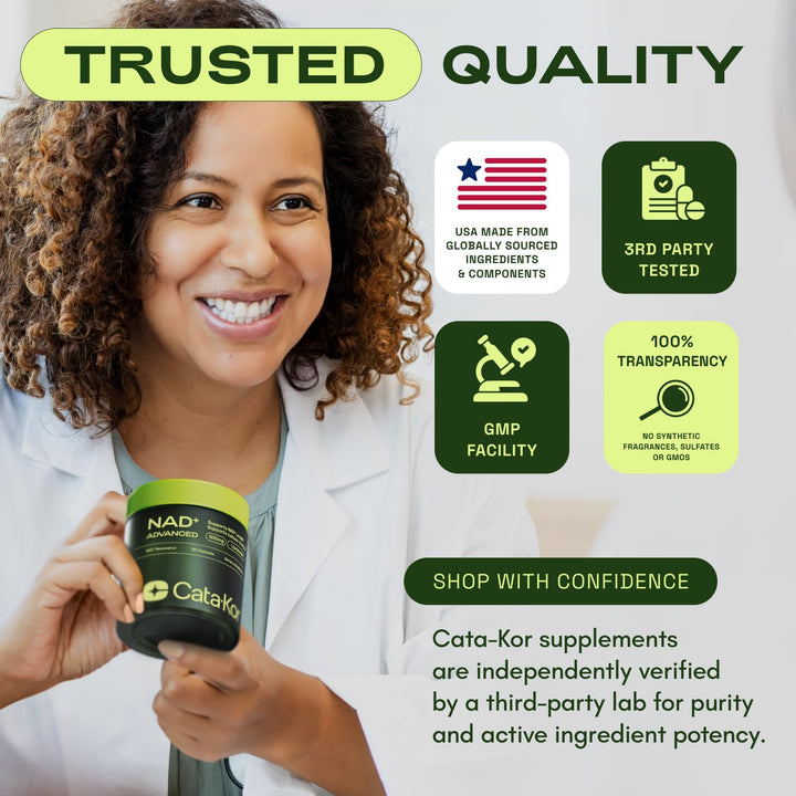 Cata-Kor NMNH & Liposomal NAD+ + Resveratrol – 60 cápsulas