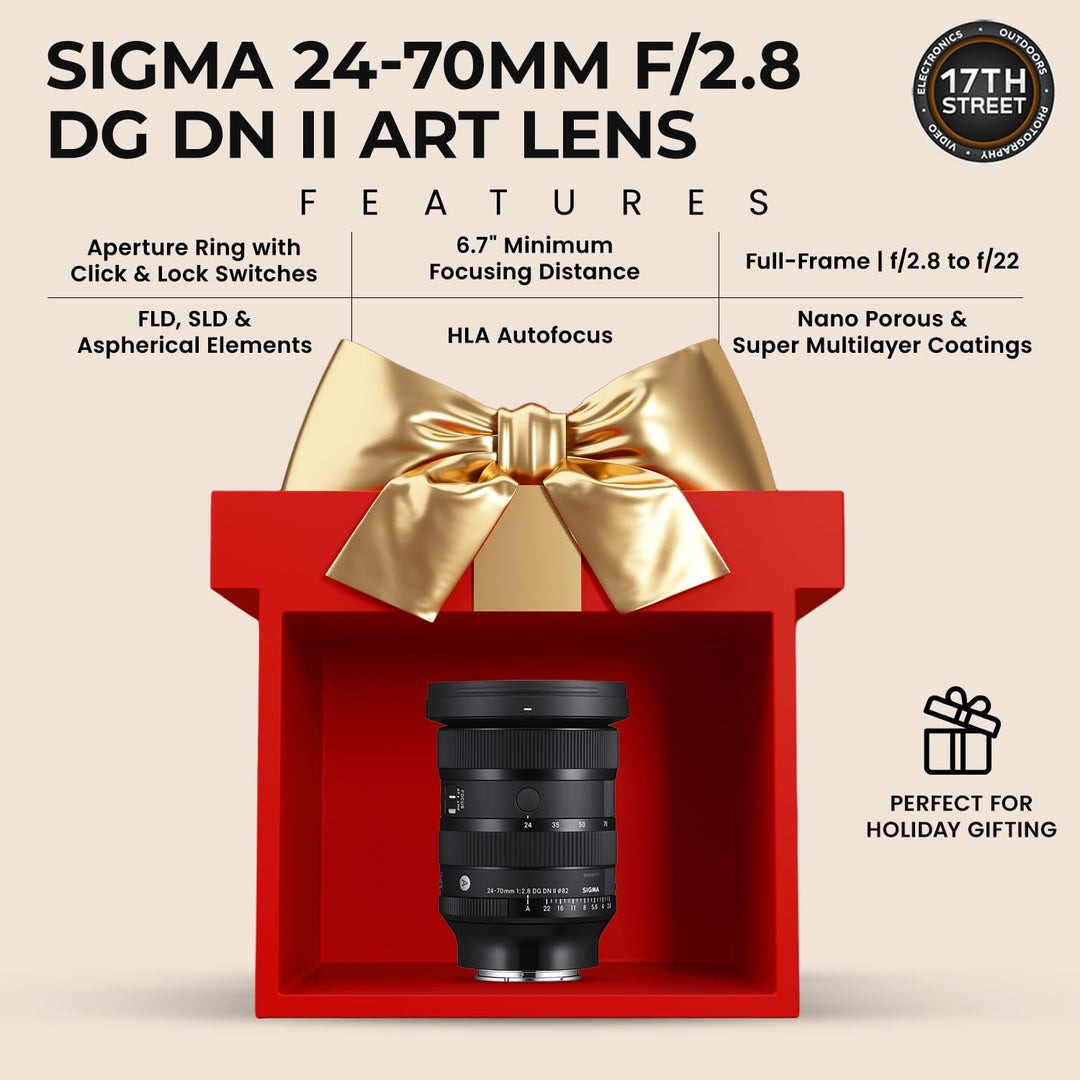 Lente Sigma 24 70mm F2.8 DG DN II Art Sony E Profesional