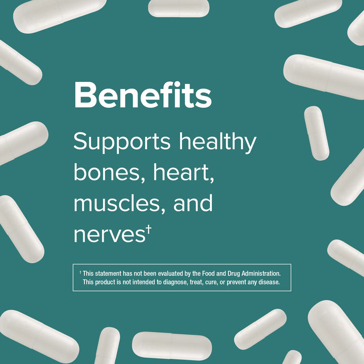 Magnesio Citrato Webber Naturals 150 mg - 250 capsulas sin gluten