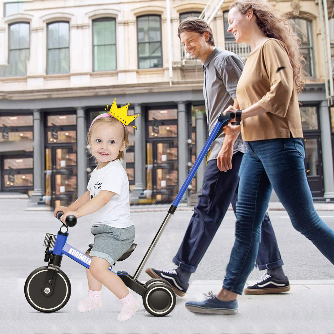 Triciclo newyoo TR008 5 en 1 con manija y barra de seguridad