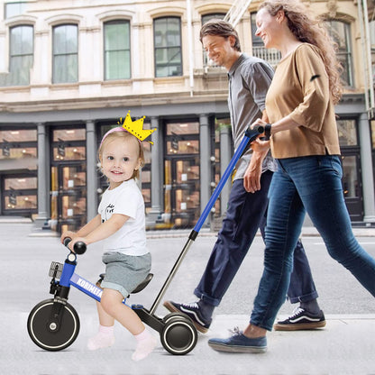 Triciclo newyoo TR008 5 en 1 con manija y barra de seguridad