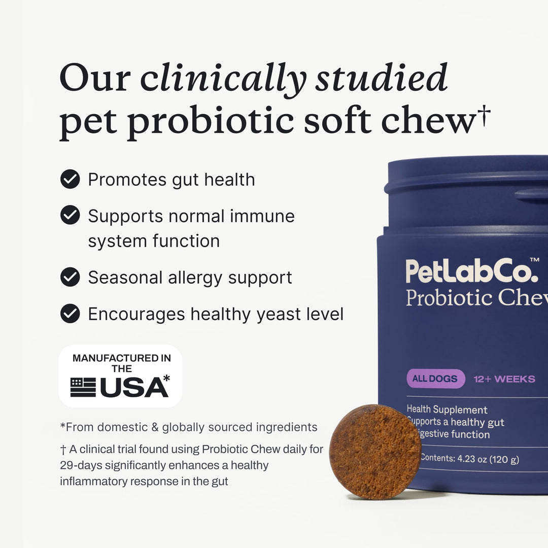 PetLab Co. Probiotic Chews Salmon – Suplemento Canino (30 u)