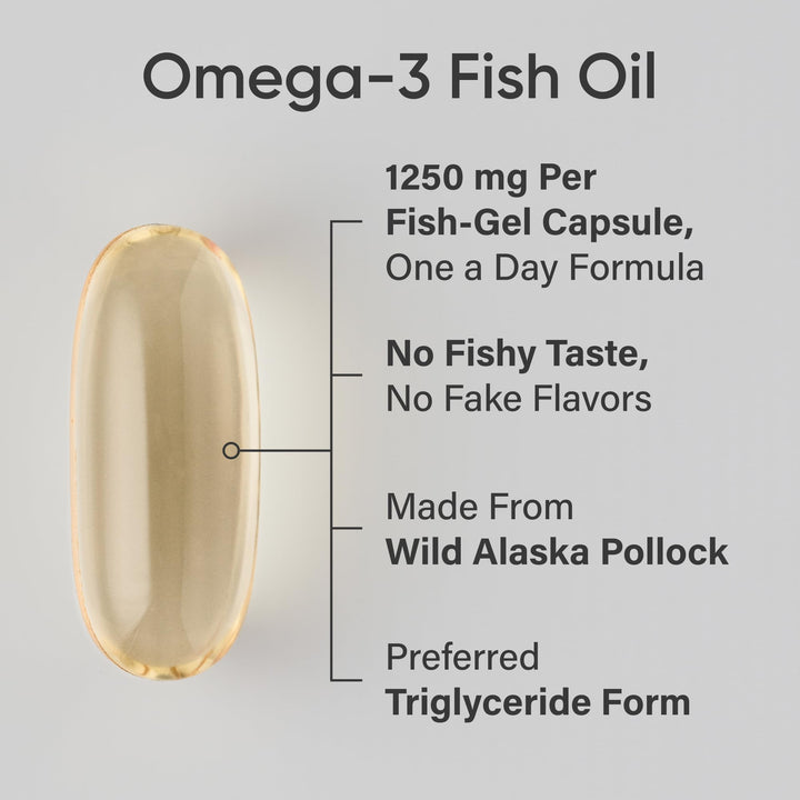 Aceite de Pescado Omega-3 Triple Fuerza Sports Research - 90 cápsulas