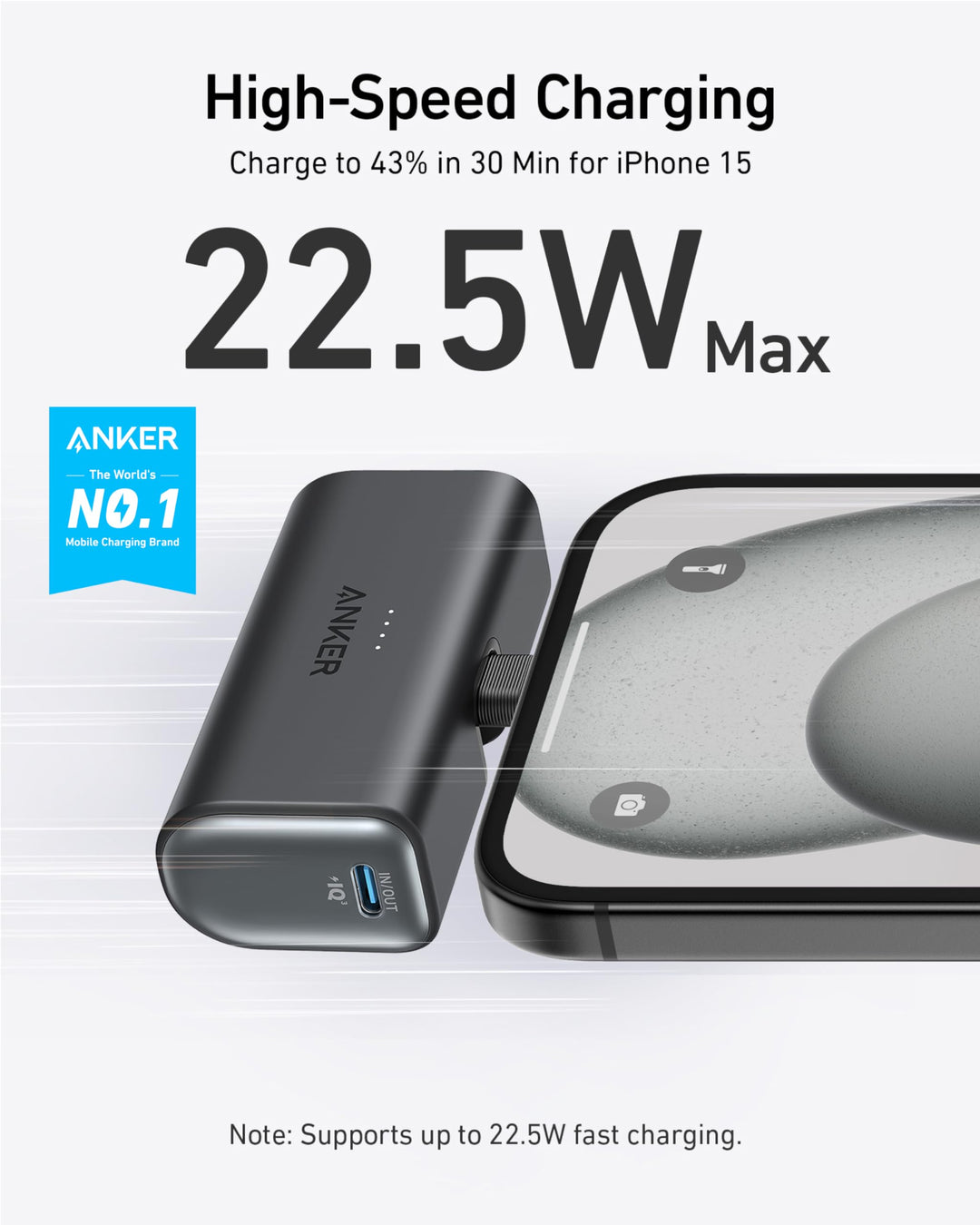 Anker Nano A1653 – Power Bank 5.000 mAh 22,5 W
