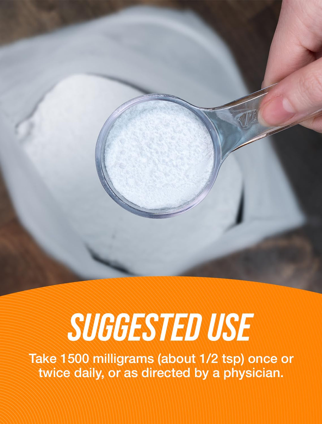 BulkSupplements TMG (Betaina Anhidra) - 500 g polvo puro