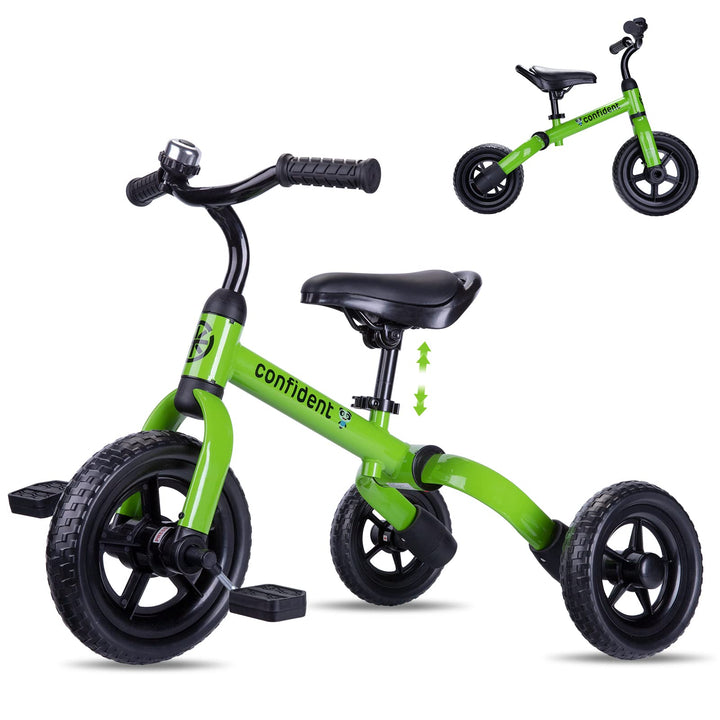 Triciclo YGJT 3 en 1 plegable con pedales removibles para niños
