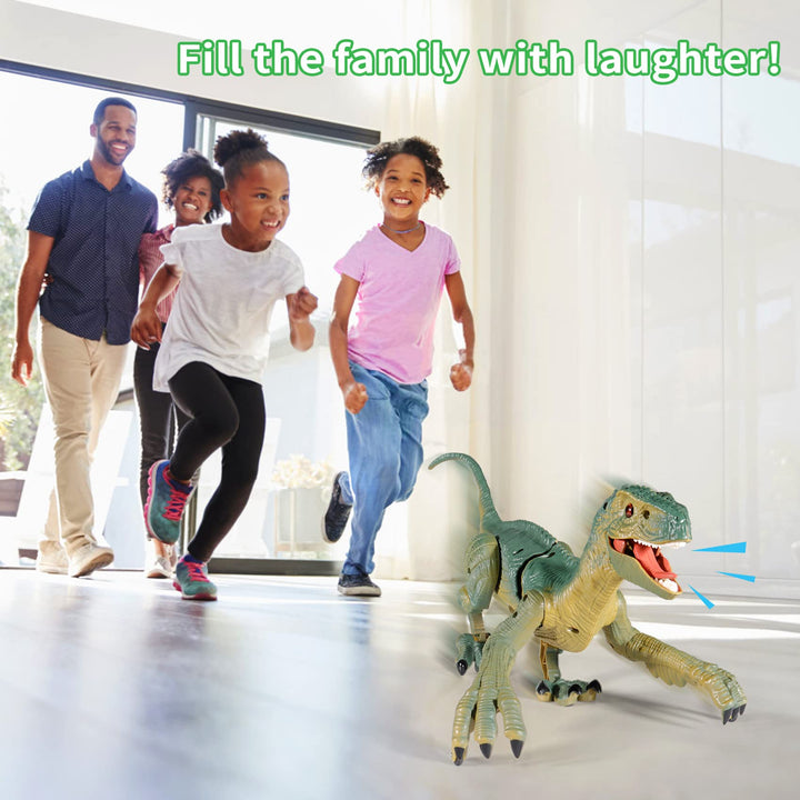 Dinosaurio Robot VERTOY Velociraptor con Control y Sonido