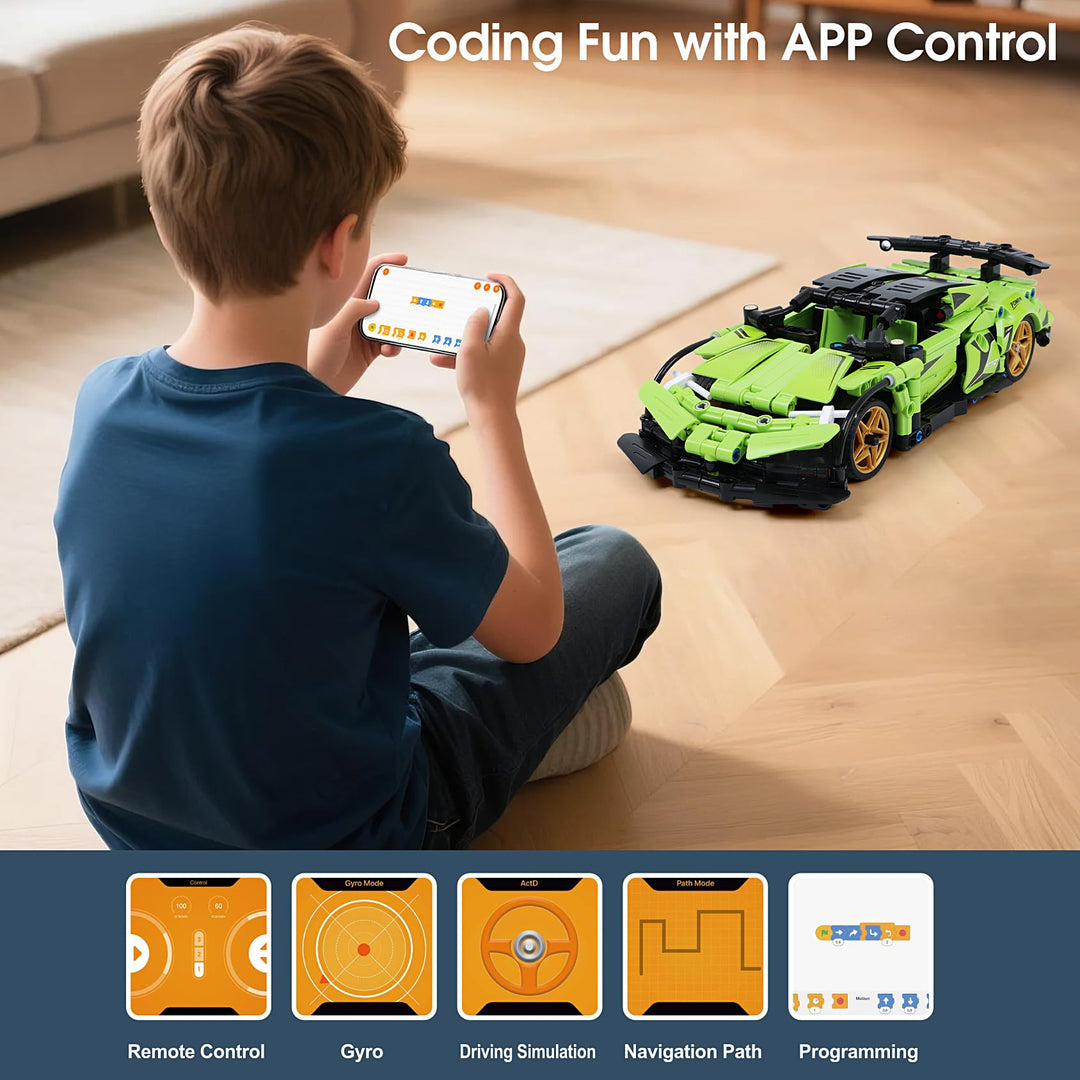 Carro Robot IQKidz 2 en 1 RC de Bloques STEM Educativo