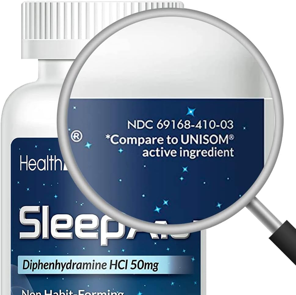 Healtha2Z Sleep Aid, Diphenhydramine Softgels, 50Mg, Supports Deeper, Restful Sleeping, Non Habit-Forming (250 Counts)