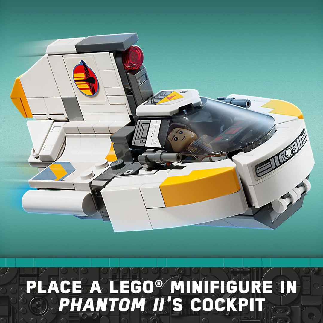 LEGO 75357 Star Wars Ahsoka Ghost y Phantom II Nave Coleccionable