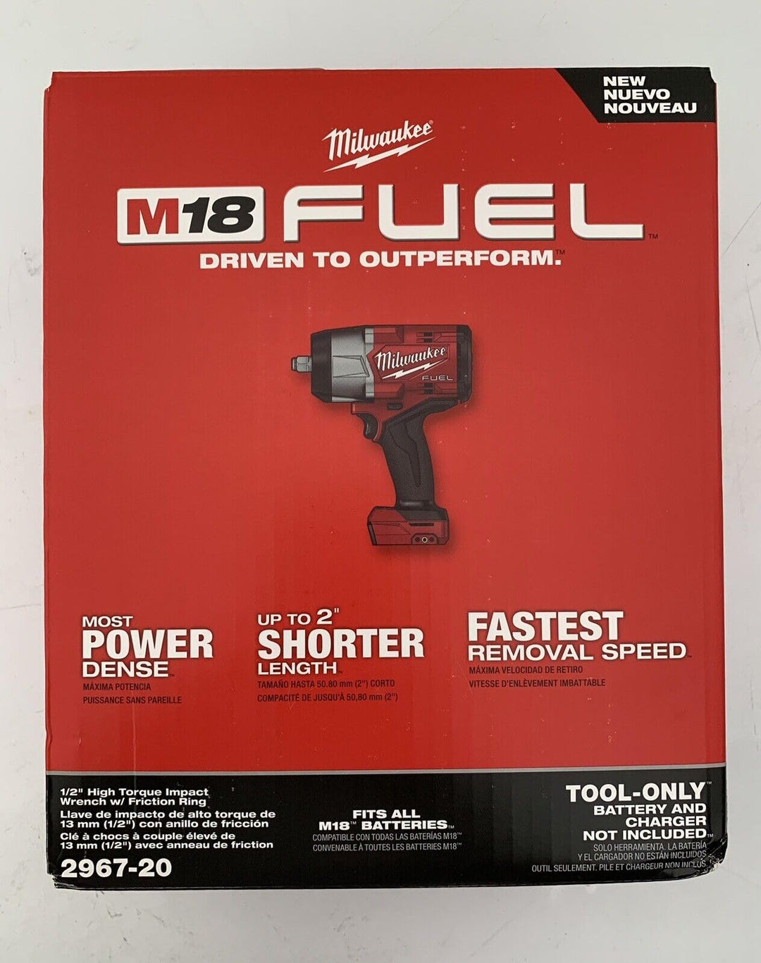 Milwaukee M18 Fuel Llave Impacto 1/2 Alto Torque