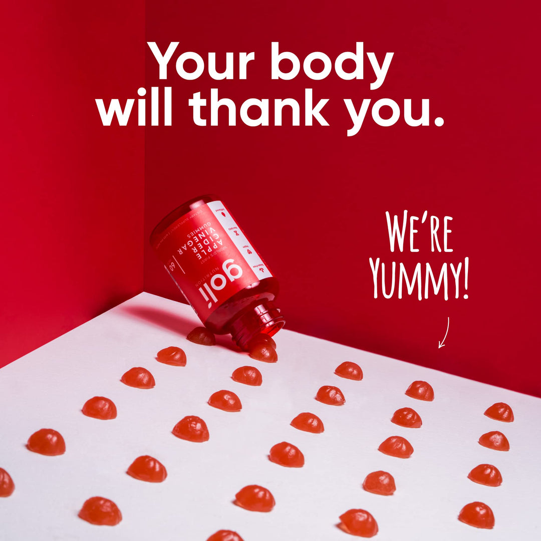 Gomitas Vinagre de Sidra de Manzana Goli – 60 unidades