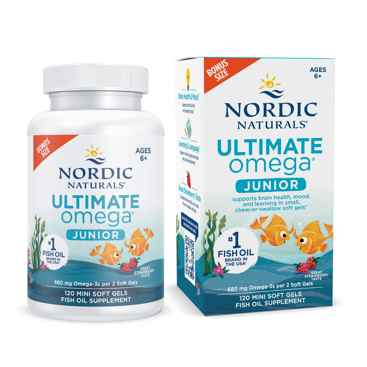 Nordic Naturals Omega-3 Niños 680mg - Sabor Fresa