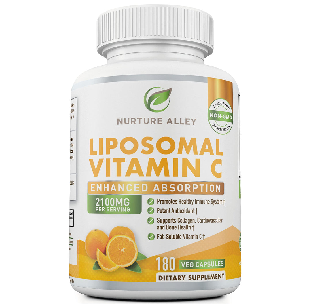 Nurture Alley Vitamina C Liposomal 2.100 mg - 180 capsulas vegetales