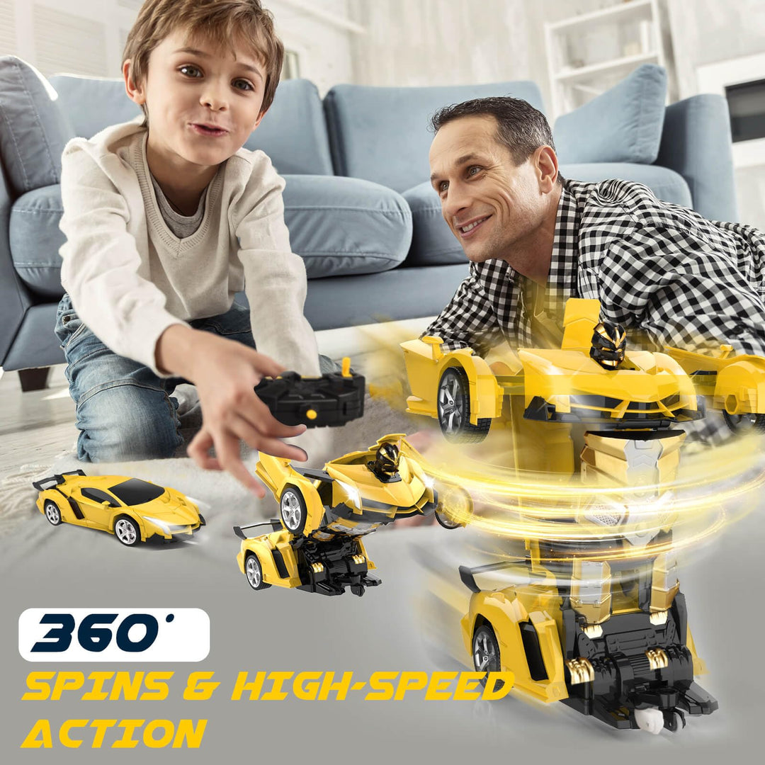 Carro Robot Dolanus RC Transformable con Luces y Control