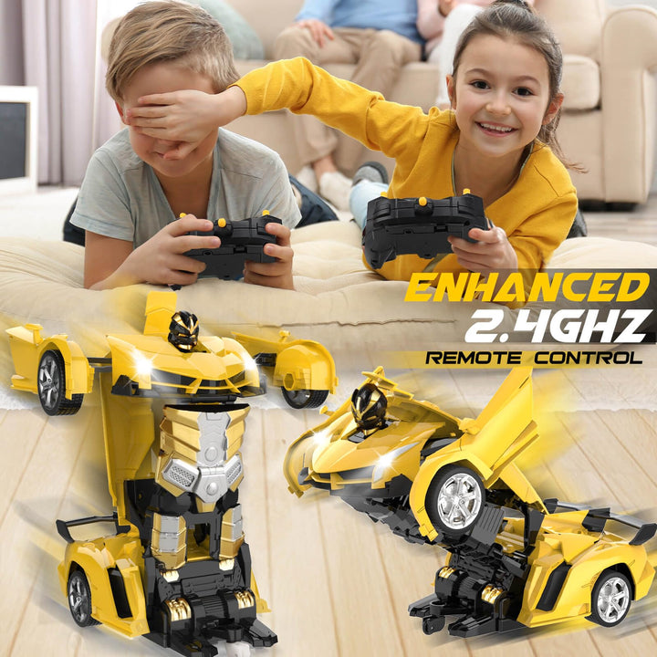 Carro Robot Dolanus RC Transformable con Luces y Control