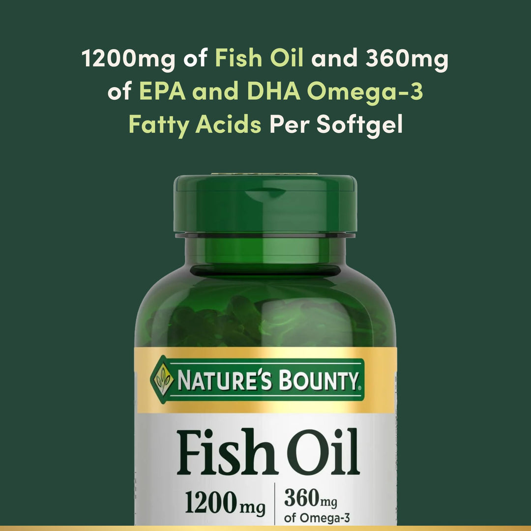 Nature’s Bounty Aceite de Pescado 1.200 mg - 200 softgels
