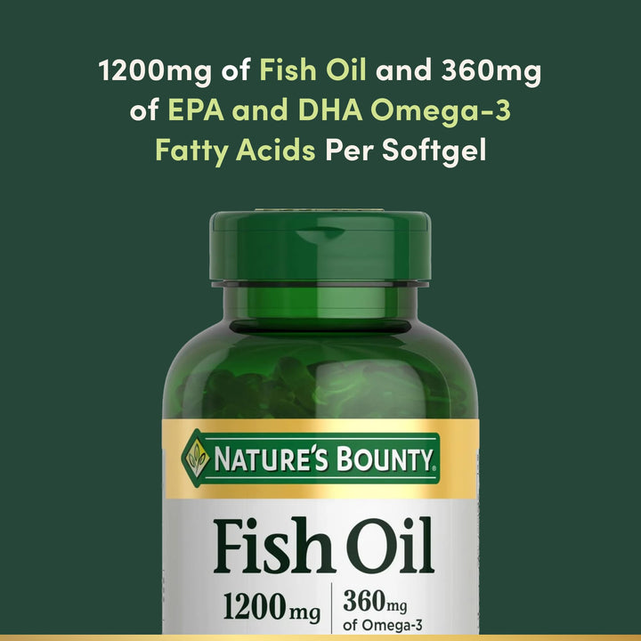 Nature’s Bounty Aceite de Pescado 1.200 mg - 200 softgels
