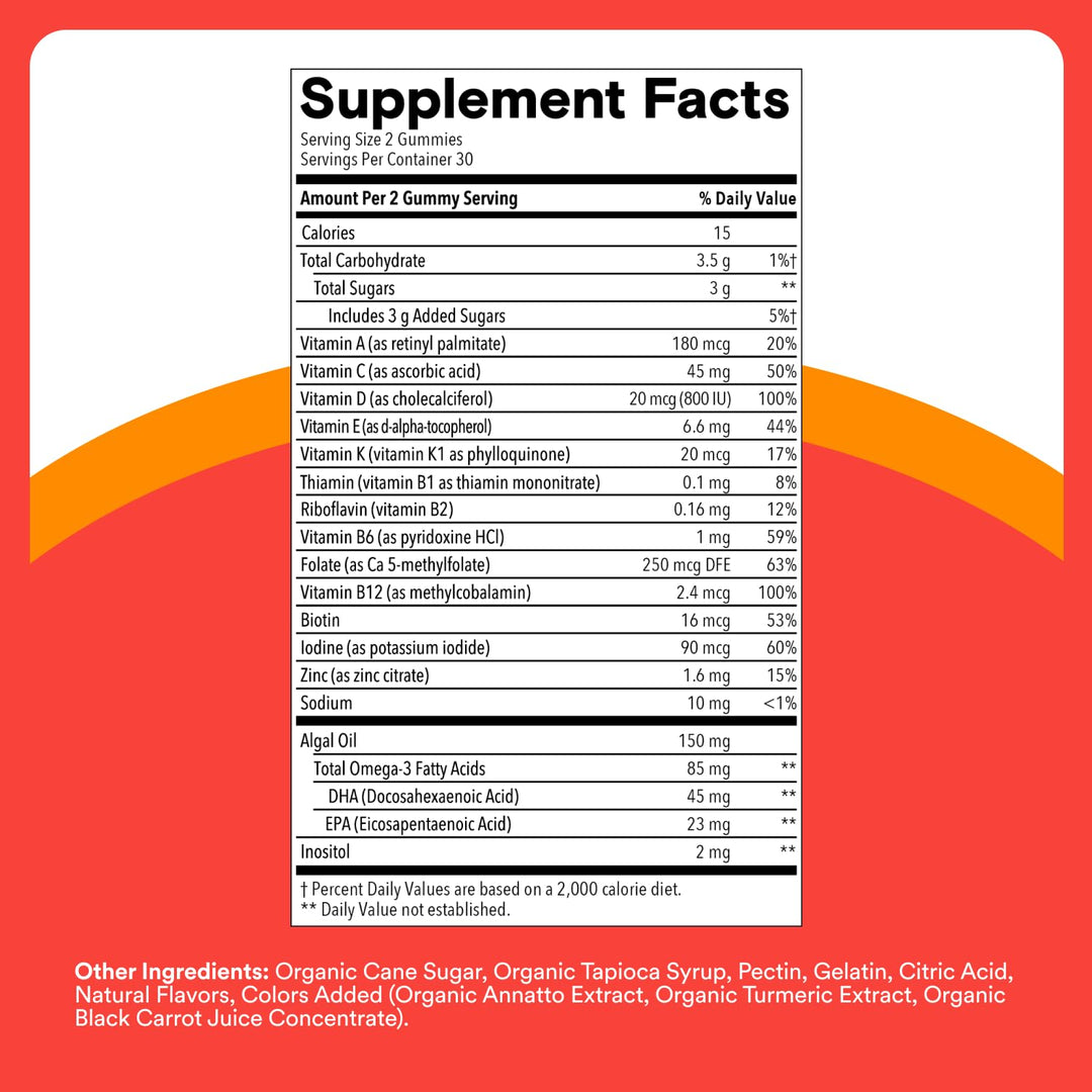 SmartyPants multivitaminico niños 60 gomitas