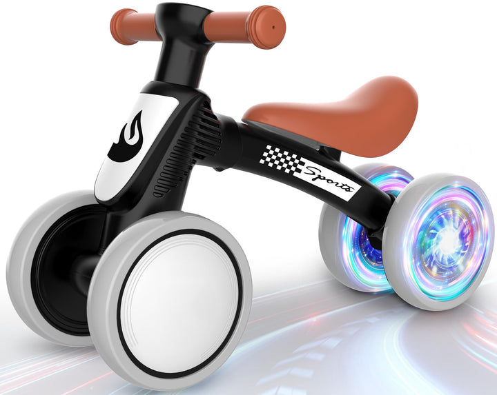 Bicicleta de equilibrio WETIFY 4 ruedas con luces LED para bebe