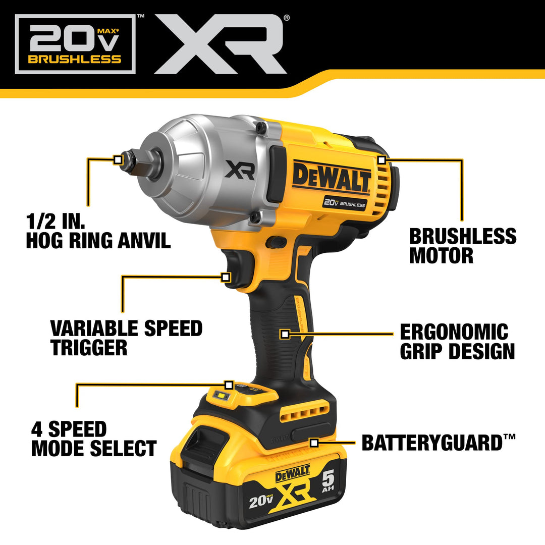 Dewalt DCF900P1 Impacto XR 20V Kit Hog Ring
