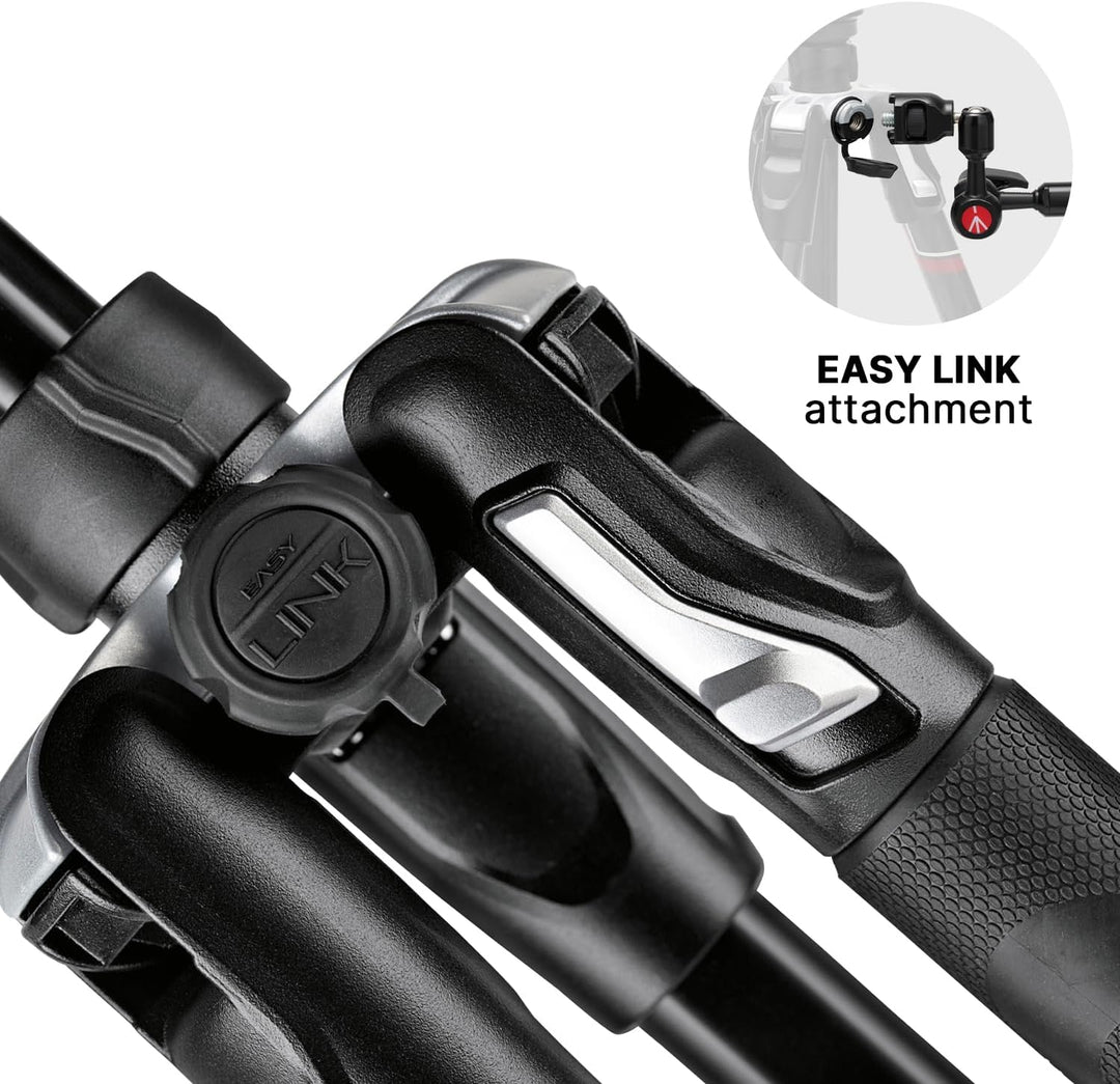 Manfrotto Befree Live Advanced 4-Section Aluminum Travel Tripod with 3-Way Fluid Head