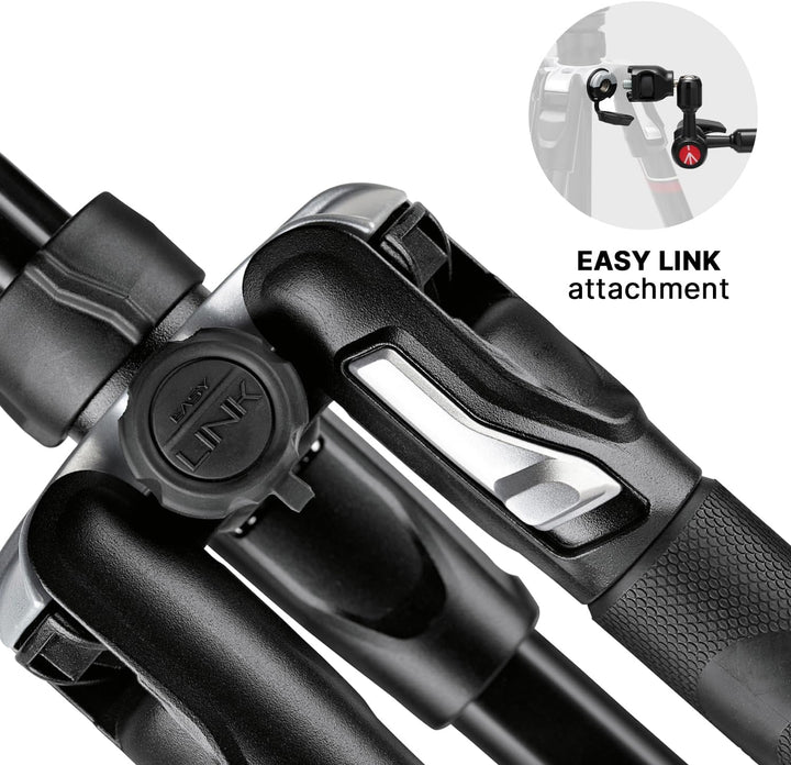 Manfrotto Befree Live Advanced 4-Section Aluminum Travel Tripod with 3-Way Fluid Head