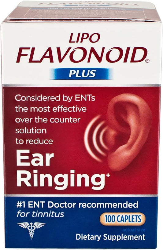 Lipo-Flavonoid plus Caplet 100 Count Helps Circulation in the Ear by Lipo-Flavonoid