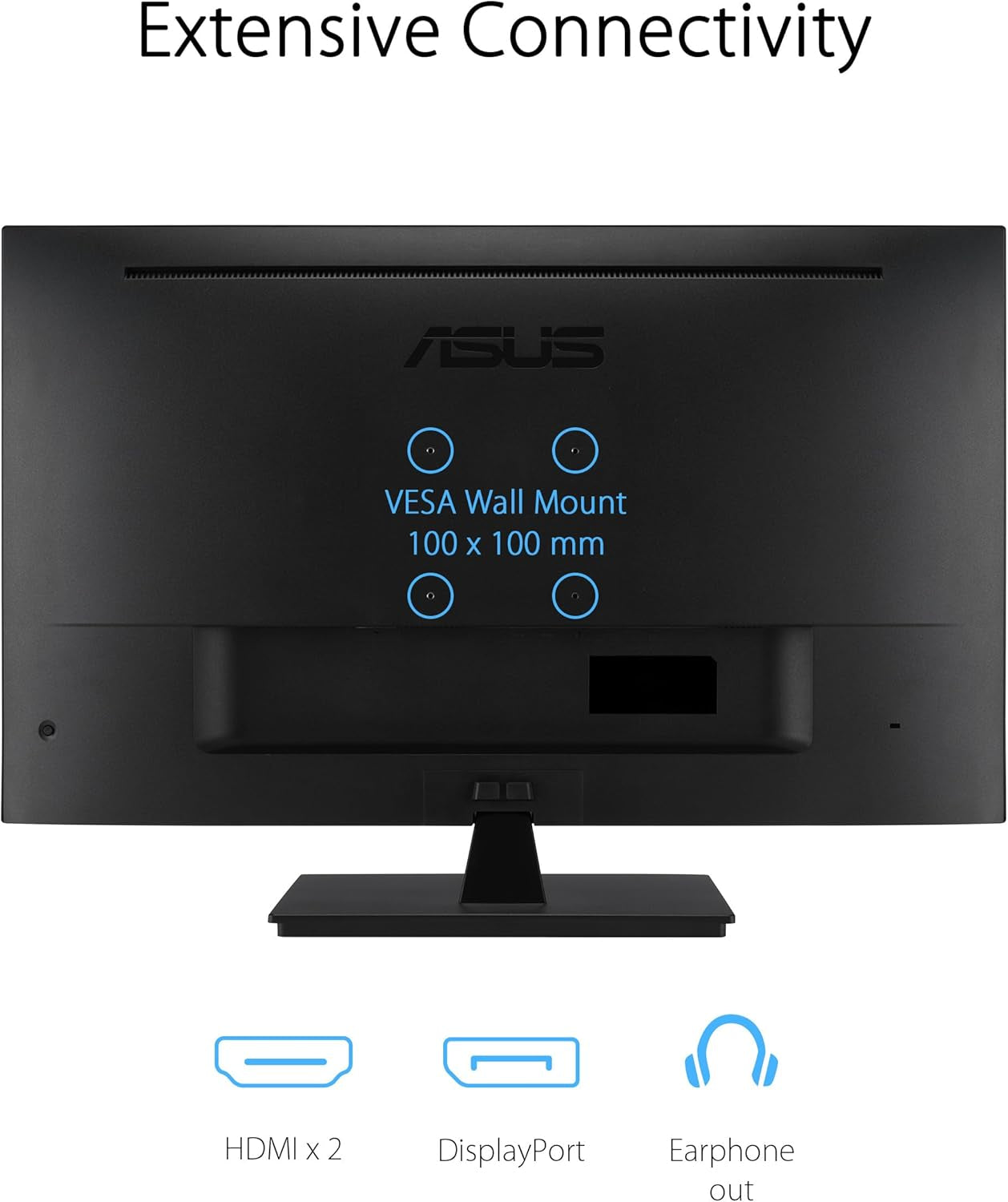 ASUS 31.5” 4K HDR Eye Care Monitor (VP327Q) – UHD (3840 X 2160), 99% Srgb, HDR-10, Adaptive-Sync, Speakers, Displayport, HDMI, Flicker Free, Blue Light Filter, VESA Mountable,Black