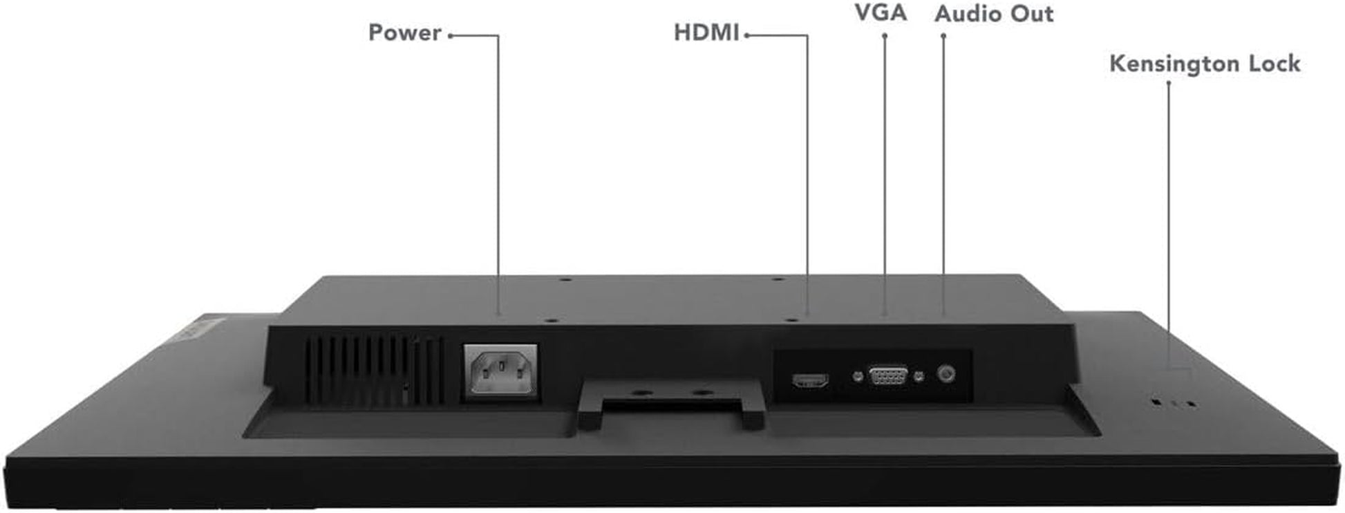 Lenovo D22E-20 Monitor, 21.45” FHD Display, Customizable Tilt Stand, HDMI and VGA Ports, 250 Cd/M² Brightness, Flicker-Free, 75Hz Refresh Rate, AMD Freesync, Raven Black