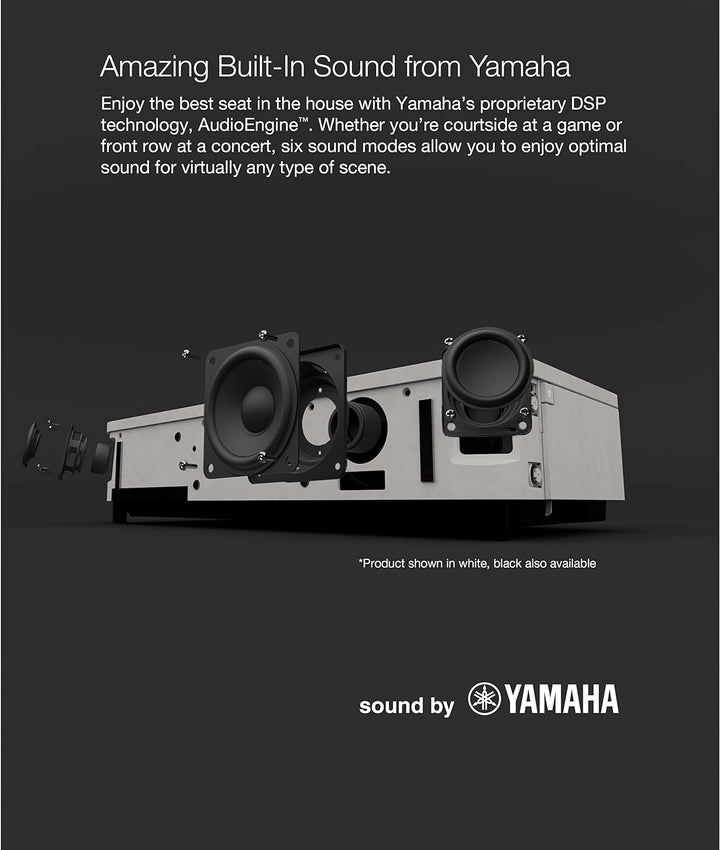 Epson Epiqvision Ultra LS800 Ultra Short Throw 3-Chip 3LCD Smart Streaming Laser Projector, 4,000 Lumens, 4K PRO-UHD, HDR, 150", Android TV, 2.1Ch Yamaha Built-In Speakers - Black