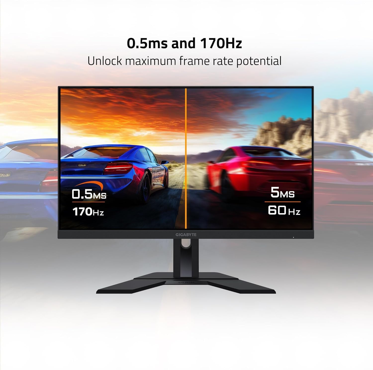 GIGABYTE M27Q 27" 165Hz 1440P -KVM Gaming Monitor, 2560 X 1440 SS IPS Display, 0.5Ms (MPRT) Response Time, 92% DCI-P3, HDR Ready, Freesync Premium, 1X Display Port 1.2, 2X HDMI 2.0, 2X USB 3.0