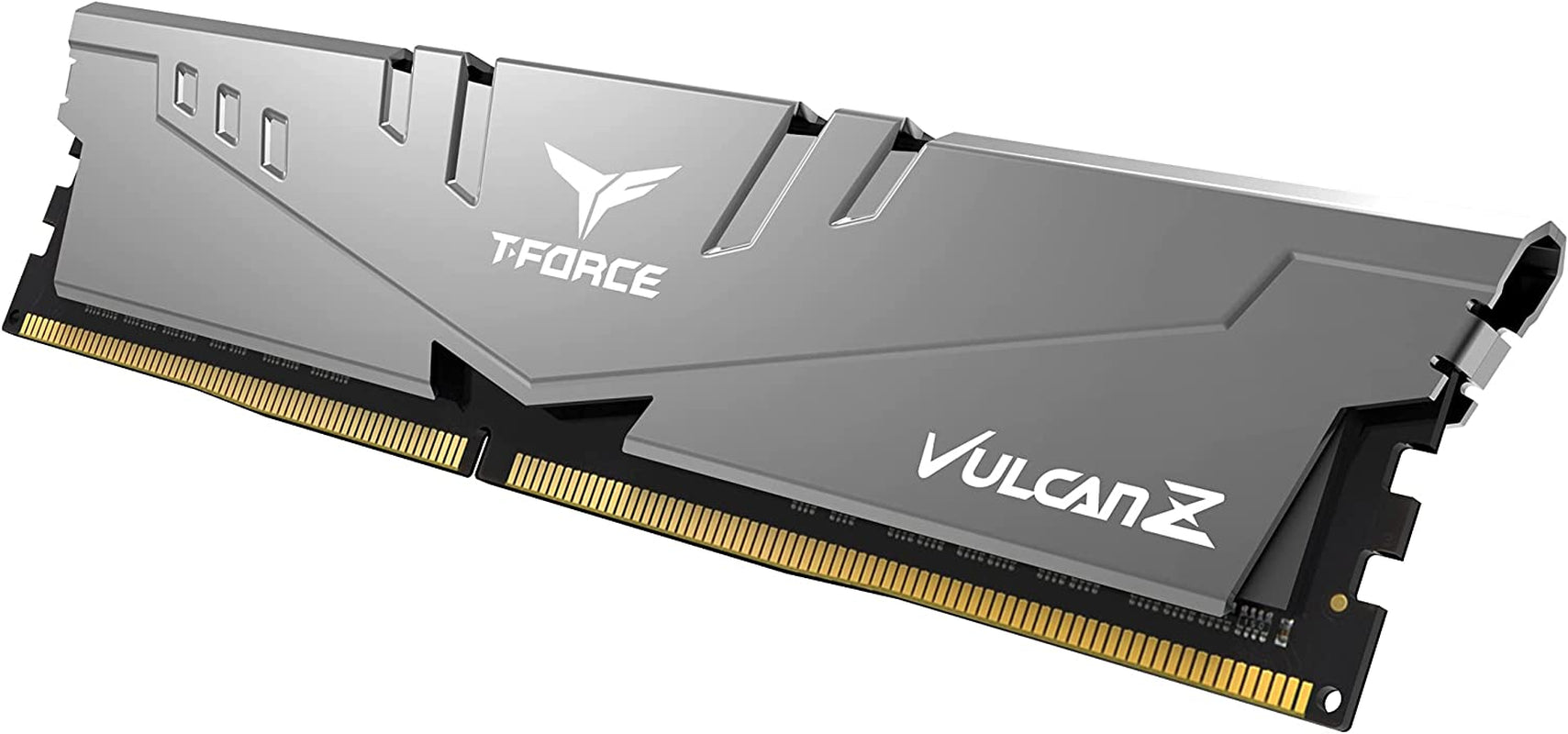 TEAMGROUP T-Force Vulcan Z DDR4 16GB Kit (2X8Gb) 3200Mhz (PC4-25600) CL16 Desktop Memory Module Ram (Gray) - TLZGD416G3200HC16CDC01