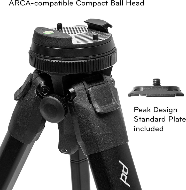 Peak Design Travel Tripod (5 Section Aluminum Camera Tripod)