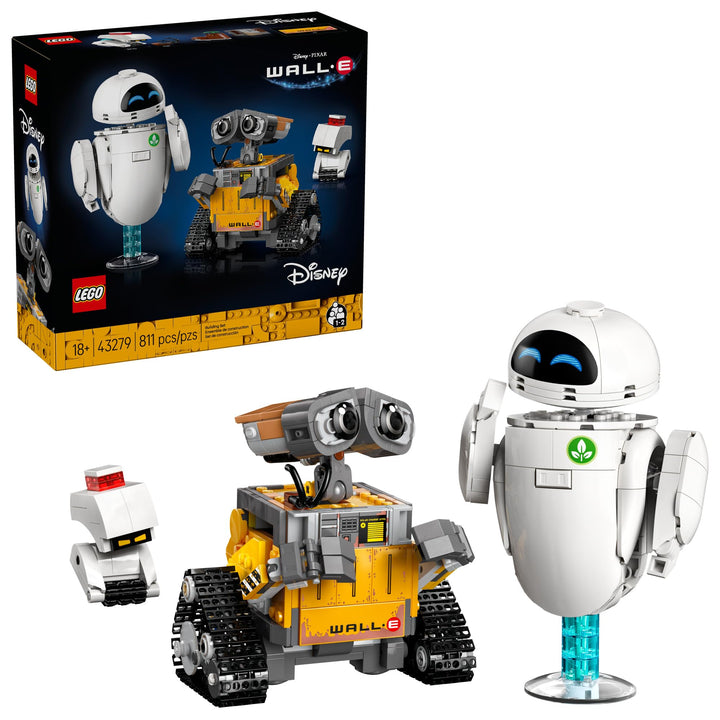 LEGO 43279 Wall-E y EVE Disney Pixar Set Coleccionable