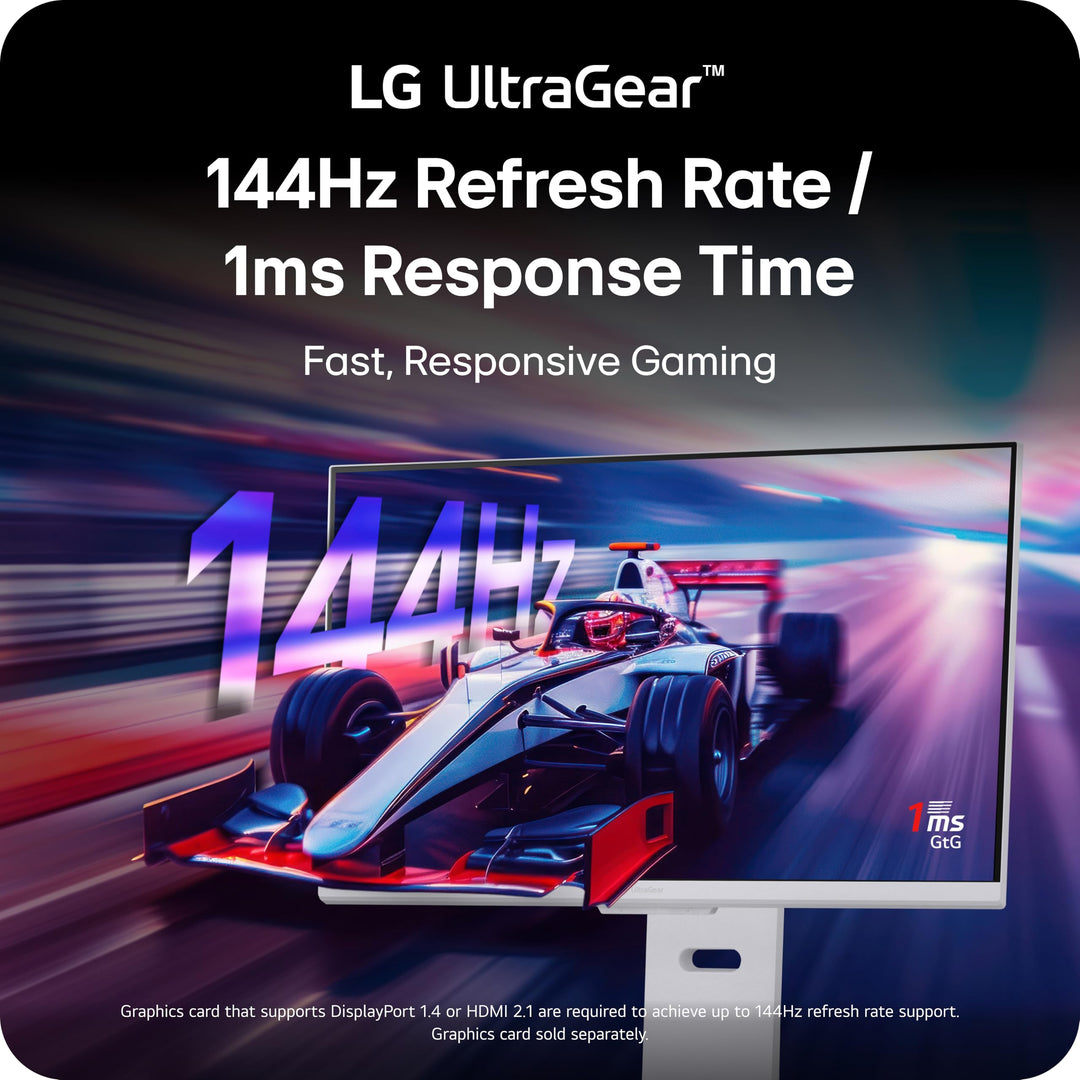 Monitor Gamer LG UltraGear 32G810SA-W 32" 4K 144Hz 1ms HDR USB-C