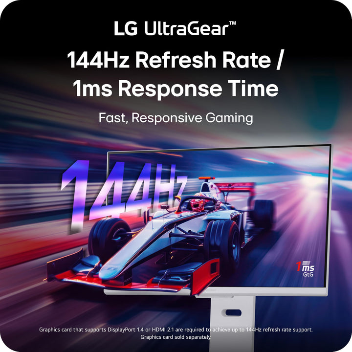 Monitor Gamer LG UltraGear 32G810SA-W 32" 4K 144Hz 1ms HDR USB-C